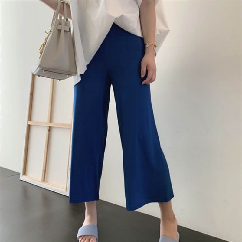 パンツ ボトムス フルレングス ハイウエスト ストレート レディース かわいい 大人可愛い きれいめ 上品 こなれ感 シンプル カジュアル 主役級 存在感 個性的 韓国 オルチャン 伸縮性 デート お出かけ パンツ 7分丈 脚長 ゆったり コットン ポリエステル レトロ