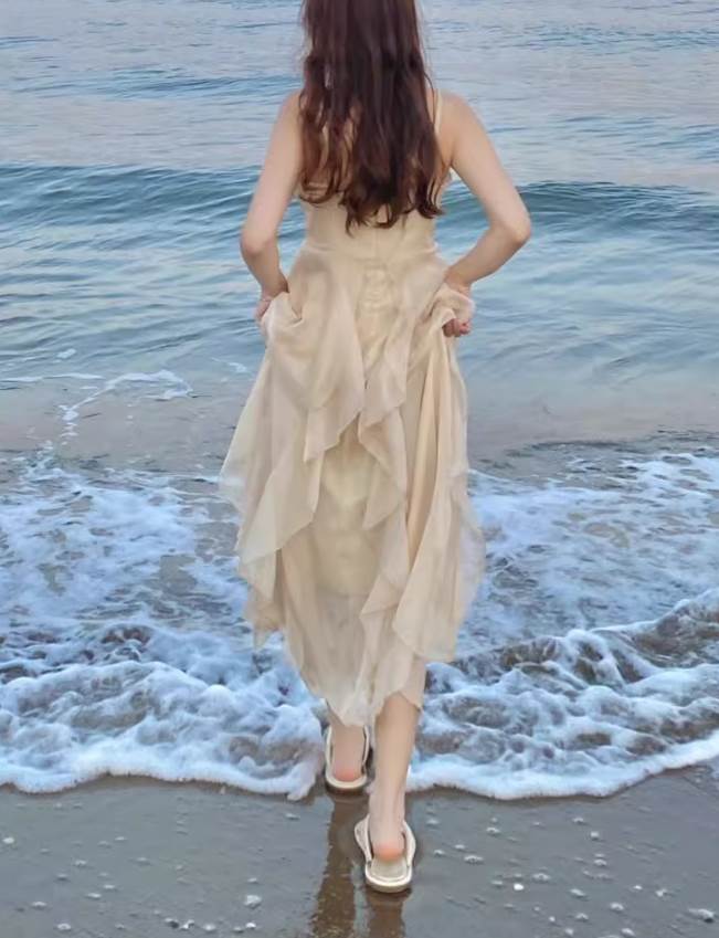 セット レディース ワンピース シャツ ブラウス キャミソール キャミソール 羽織 ロング マキシ 袖なし 長袖 パフスリーブ 萌袖 フリル袖 キャミソール フレア Aライン マーメイド フェミニン プリーツ タック レース チュール シフォン フリル 韓国 オルチャン