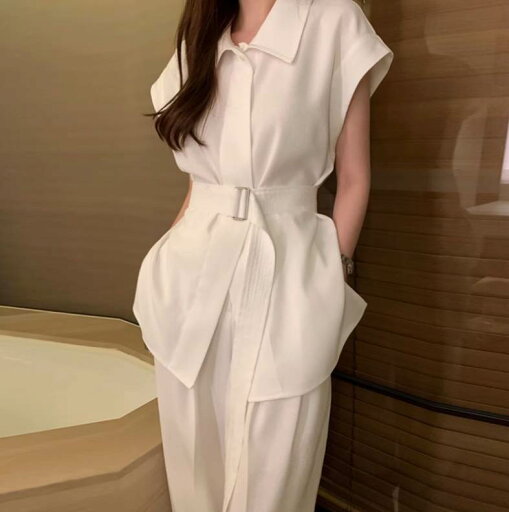 レディース トップス パンツ ボトムス セットアップ アンサンブル フレア テーパードパンツ ロングパンツ チノパンツ タックパンツ 半袖 5分袖 襟付き 角襟 ワイド ストレート セパレート タック タックプリーツ ウエストマーク ウエストリボン 薄手 韓国 オルチャン レディース トップス パンツ ボトムス セットアップ アンサンブル フレア テーパードパンツ ロングパンツ チノパンツ タックパンツ 半袖 5分袖 襟付き 角襟 ワイド ストレート セパレート タック タックプリーツ ウエストマーク ウエストリボン 薄手 韓国 オルチャン
