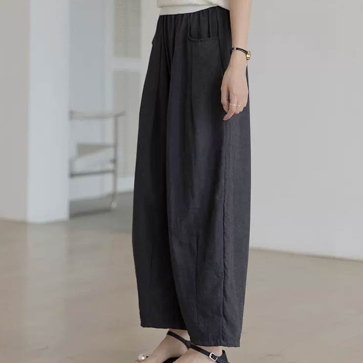 Cropped Pants - パンツ 韓国風 オルチャン 定番 リラックスパンツ ズボン ストレートパンツ 細身 ストレート かわいい 大人可愛い きれいめ シンプル カジュアル 大人カジュアル 大人 上品 おしゃれ かっこいい クール 大人女子 ラフ 送料無料 個性的 パンツ マニッシュ 韓国 オルチャン