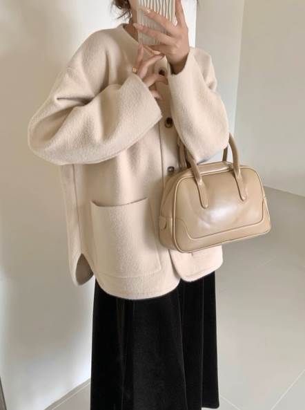 ノーカラー コート レディース トップス ジャケット かわいい 大人可愛い きれいめ シンプル カジュアル 上品 おしゃれ かっこいい レトロ アジアン エスニック エキゾチック こなれ感 ラフ メンズライク マニッシュ ボーイッシュ スポーティー ガ 韓国 オルチャン