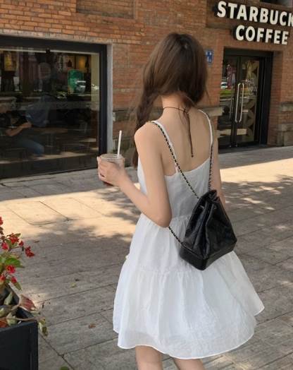 レディース ワンピース 膝下 袖なし ノースリーブ かわいい 大人可愛い きれいめ シンプル カジュアル おしゃれ かっこいい レトロ アジアン エスニック エキゾチック こなれ感 ラフ ヴィンテージ ラブリー キュート クラシカル ベーシック 韓国 オルチャン