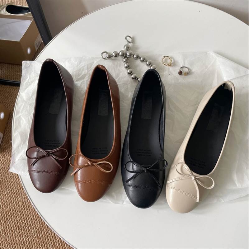 フラットパンプス ぺたんこシューズ レディース リボン ラウンドトゥ フラットシューズ ぺたんこパンプス フラット ぺたんこ シューズ パンプス サンダル ミュール 歩きやすい 履きやすい 疲れにくい 美脚 脚長 痛くない オシャレ シンプル お 韓国 オルチャン