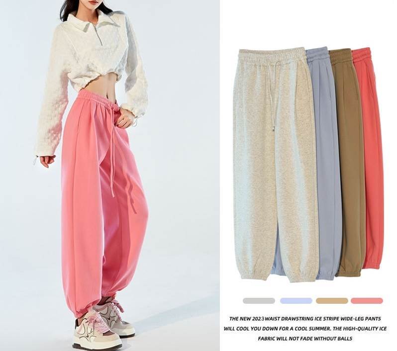 ハイウエスト スウェットパンツ パンツ ボトムス スウェット ジャージ 部屋着 ロングパンツ ロング ワ..