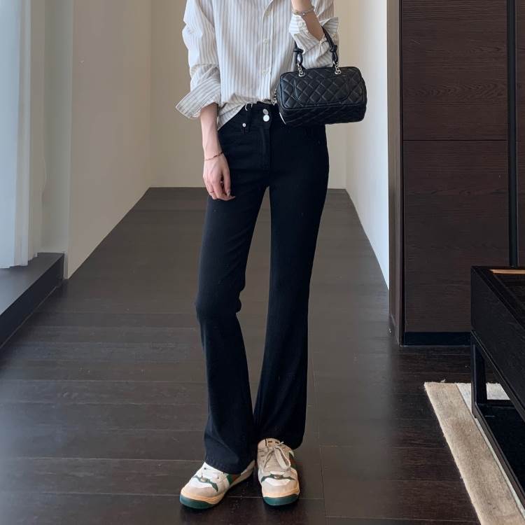 Allegra K ミニスカート フェイクスエード アライン フレア レディース ピンク XS