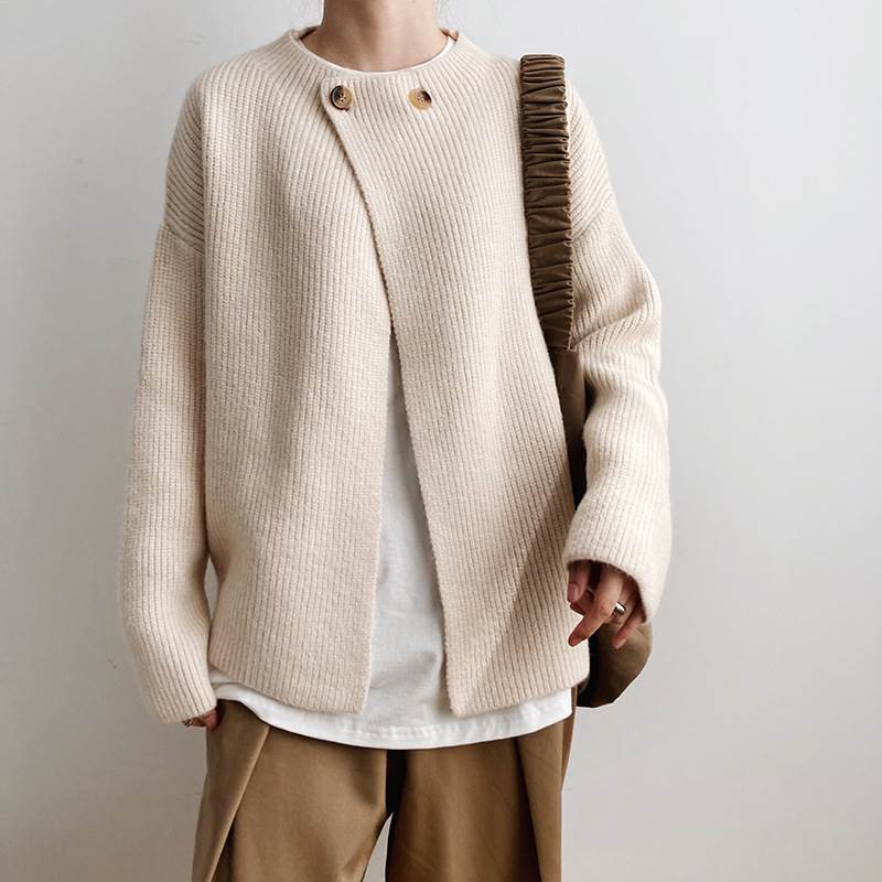レディース レトロ カーディガン トップス 人気 通販 おすすめ シンプル 大人 可愛い おしゃれ クール ..