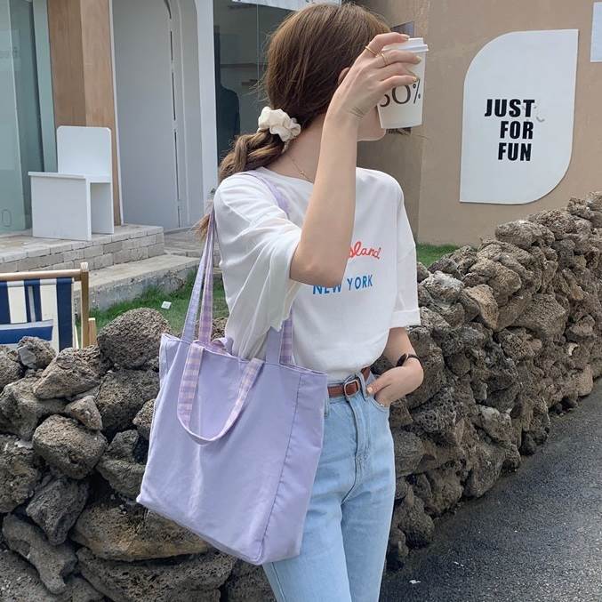 楽天市場】リバーシブル（カラーパープル）（トートバッグ｜レディース