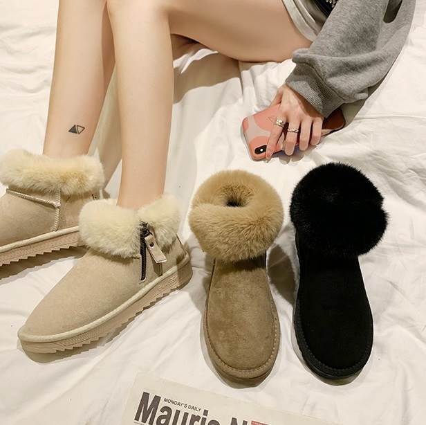 あったか裏ボアムートンブーツシュー...