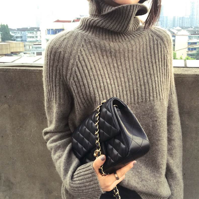 Turtleneck - タートルネック 長袖 リブニット セーター トップス ニット セーター ミディアム丈 袖あり スリム 細身 リブ かわいい 大人可愛い きれいめ シンプル カジュアル 大人 おしゃれ お洒落 大人女子 無地 春 秋 冬 10代 20代 30代 レディース 通勤 学生 通学 デート