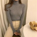 タートルネック 長袖 スリム リブニット セーター トップス ニットセーター ハイネック リブ ニット かわいい 大人可愛い きれいめ シンプル カジュアル おしゃれ お洒落 大人女子 無地 春 秋 10代 20代 レディース 通勤 学生 通学 デート お出かけ 女子会 休日 旅行(4)