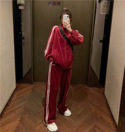 セットアップ セットアップ ジャージ 部屋着 ロング ロング丈 袖あり 長袖 ハイネック 前開き 上下セット 2点セット ツーピース かわいい 大人可愛い きれいめ シンプル カジュアル 大人 上品 おしゃれ お洒落 大人可愛い 大人女子 こな 韓国 オルチャン