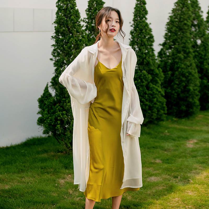 ロングカーディガントップスカーディ...