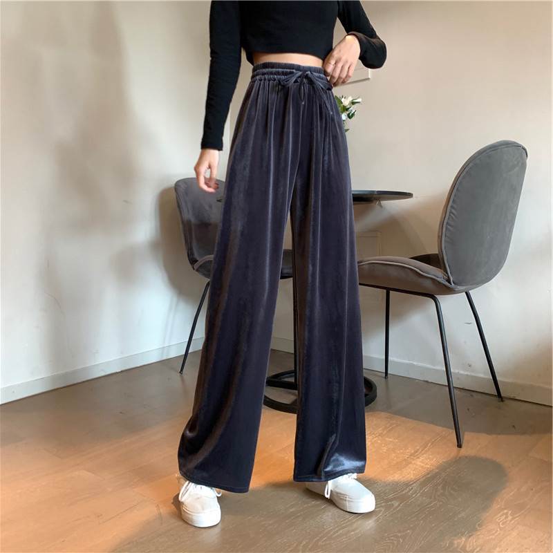Rakuten - ボトムス パンツ ロング ロング丈 ハイウエスト ワイド ポリエステル繊維 きれいめ カジュアル 大人 上品 おしゃれ お洒落 かっこいい 大人女子 こなれ感 モダン 主役級 存在感 抜け感 オールマッチ ハイエンド 爽やか 高級感 シック 春 221 ランチ カフェ 1代 2代
