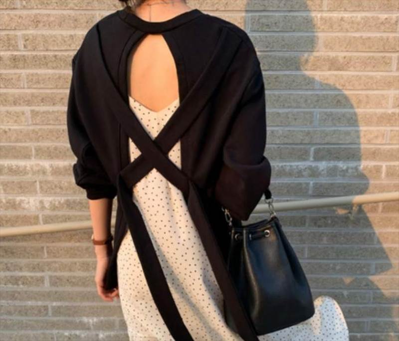 樂天商城 - セーター 袖あり 長袖 ストレート レギュラー クリエイティブ 綿 コットン きれいめ カジュアル 大人 上品 おしゃれ お洒落 かっこいい 大人女子 こなれ感 モダン 主役級 存在感 オールマッチ 爽やか 清涼感 無地 春 秋 ランチ カフェ 図書館 2 韓国 オルチャン