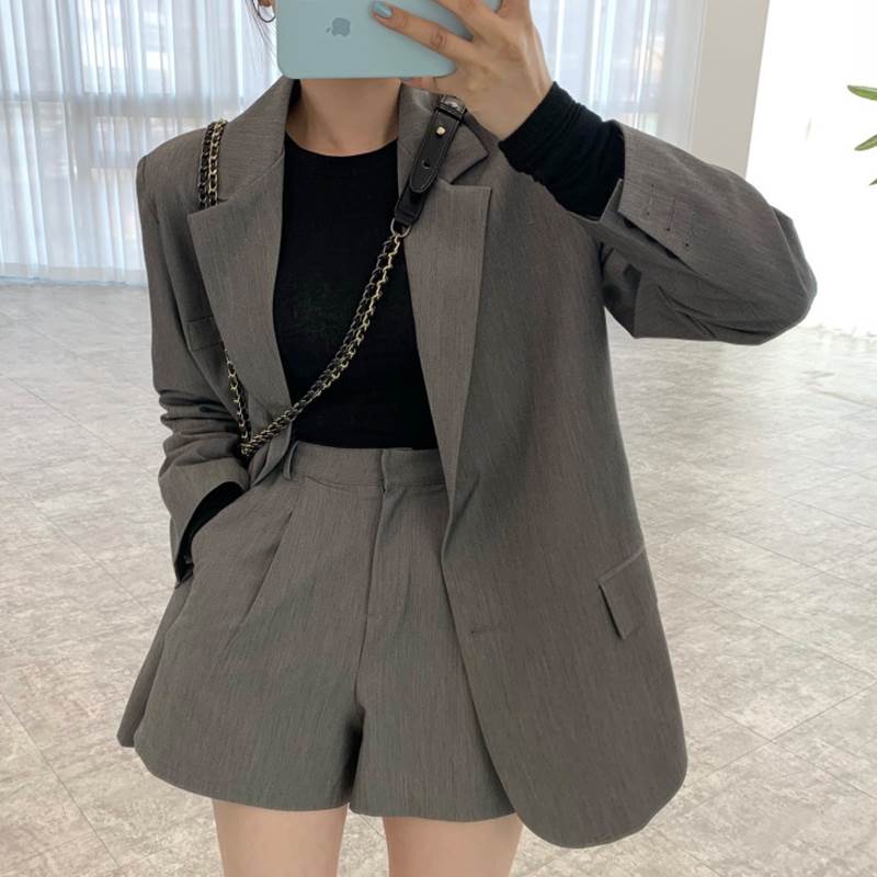 Rakuten - レディース スーツ アウター 上着 長袖 オーバーサイズ フェミニン 前開き かわいい 大人可愛い きれいめ シンプル カジュアル 上品 おしゃれ エレガント ラブリー キュート ロマンティック 無地 オールシーズン 10代 20代 30代