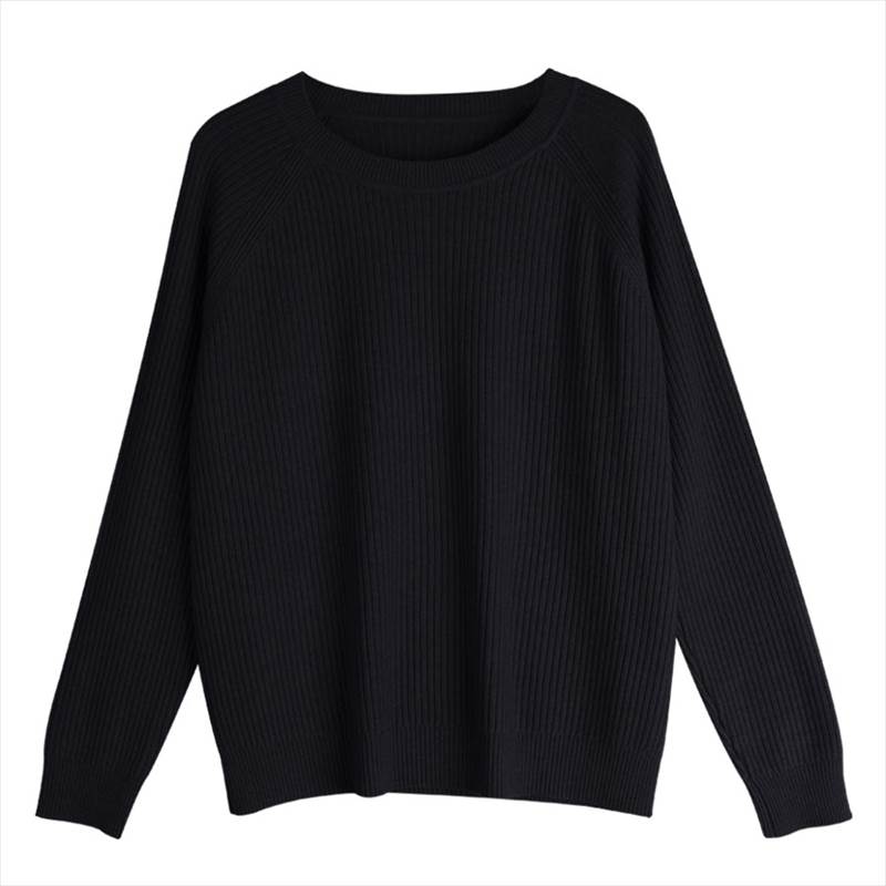 Rakuten - レディース トップス ニット セーター 長袖 クルーネック かわいい 大人可愛い きれいめ シンプル カジュアル 上品 おしゃれ かっこいい ラフ クール モード系 存在感 春 秋 冬 大会 会議 10代 20代 30代 40代 お姉さん