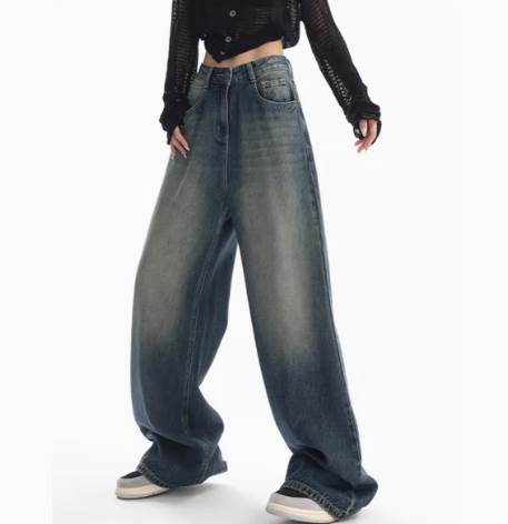 Boot Cut Jeans - レディース パンツ ボトムス フレア ジーンズ Gパン ワイドパンツ デニムパンツ 丈長 ワイド フレア ブーツカット ファスナー ポケット ボタン ウォッシュ デニム 大人可愛い きれいめ カジュアル おしゃれ かっこいい ラフ