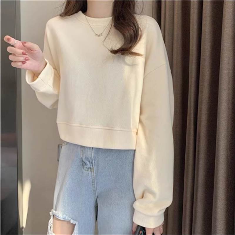 樂天商城 - レディース トップス スウェット トレーナー ラウンドネック かわいい 大人可愛い きれいめ シンプル カジュアル 上品 おしゃれ 主役級 存在感 無地 春 秋 冬 10代 20代 30代 40代 お姉さん 学生 学校 通学 デート