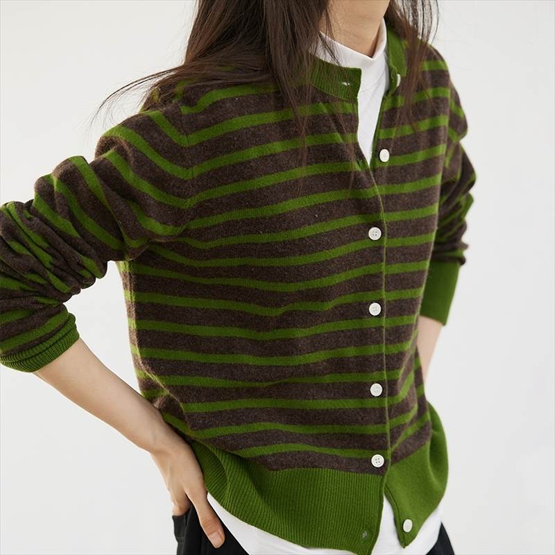 レディーストップスニットカーディガ...