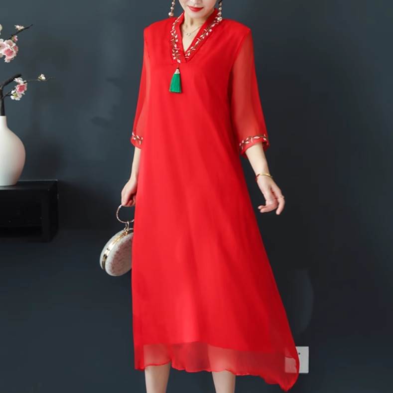 レディーススカートワンピースプルオ...