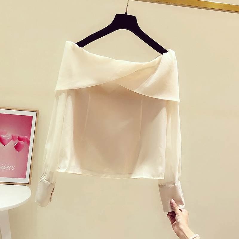 トップスレディースブラウスプルオー...