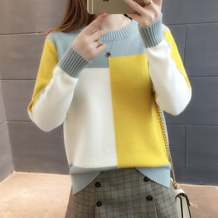 トップス レディース ニットソー セーター ミディアム丈 袖あり 長袖 ラウンドネック 切り替えデザイン サイドスリット ふわふわ リブ 大人可愛い きれいめ シンプル カジュアル 上品 お洒落 大人女子 こなれ感 ガーリー 主役級 抜け感 無地 春 夏 秋 20代 30代 40代