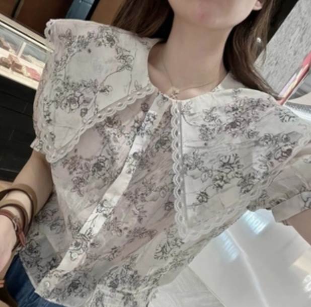 トップス デート シャツ ブラウス カットソー 袖あり 半袖 かわいい 大人可愛い きれいめ シンプル カジュアル 大人 上品 おしゃれ お洒落 かっこいい 大人女子 こなれ感 個性的 クール モード系 エレガント 主役級 存在感 柄 夏 10代 20代 30代 レディース 女性用 OL