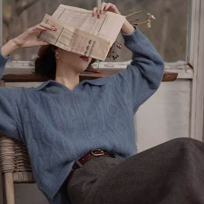 レディース トップス ニット セーター 長袖 かわいい 大人可愛い きれいめ シンプル カジュアル 上品 おしゃれ かっこいい レトロ こなれ感 ラフ メンズライク マニッシュ ボーイッシュ スポーティー ガーリー ルーズ 個性的 クール モード系 エレガント 主役級 存在感