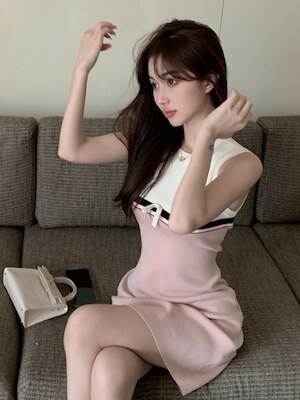 ラインスイッチピンクワンピース ライン スイッチ ピンク ワンピース レディース ファッション プチプラ