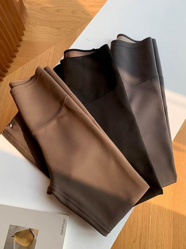 ハイウエストストレッチパギンスパン...