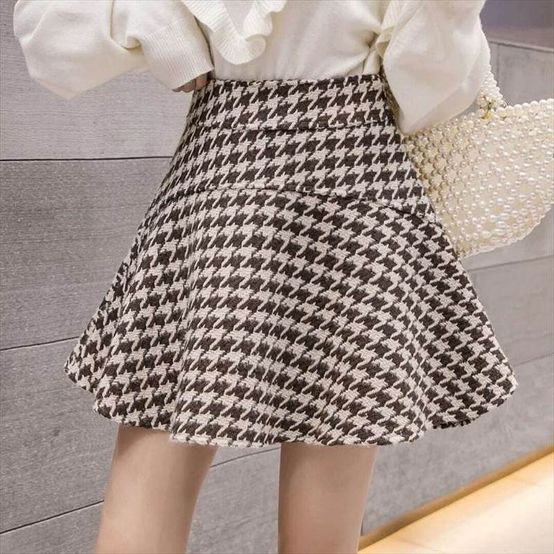 美脚×ウエスト細魅せ♪ ウールタッチ ハイウエスト 千