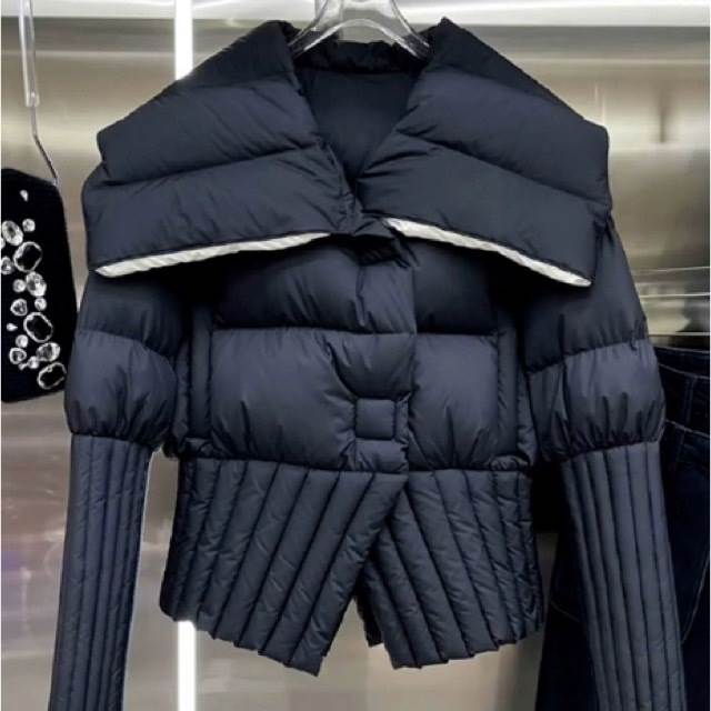 乐天商城 - アウター ジャケット ショート丈 上着 長袖 フード付き 前開きファスナー 中綿 ポケット かわいい 大人可愛い きれいめ シンプル 上品 おしゃれ かっこいい レトロ ラフ ルーズ こなれ感 個性的 主役級 存在感 抜け感 冬 シーズンレス キュート メンズライク ナチュラル