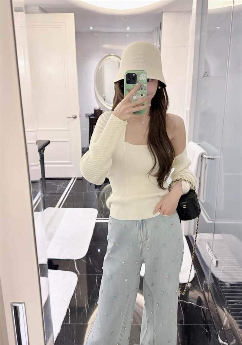 乐天商城 - ビジュー カラフル レディース パンツ ボトムス デニム Gパン ワイドパンツ デニムパンツ かわいい 大人可愛い カジュアル おしゃれ かっこいい オールシーズン お出かけ 美脚 脚長