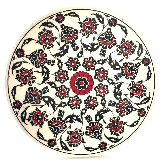Rakuten - トルコ｜トルコみやげ｜トルコ土産｜トルコおみやげ｜トルコお土産｜トルコタイル｜トルコ陶器｜トルコ雑貨｜コースター｜丸タイル【大】20