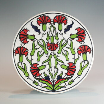 トルコ｜トルコみやげ｜トルコ土産｜トルコおみやげ｜トルコお土産｜トルコタイル｜トルコ陶器｜トルコ雑貨｜コースター｜丸タイル【小】89