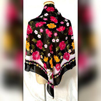 Rakuten - トルコ｜トルコみやげ｜トルコ土産｜トルコおみやげ｜トルコお土産｜スカーフ｜ストール｜scarf|ヒジャーブ|オヤ|oya|オヤスカーフ|トルコ産オヤスカーフ 98×98cm 44