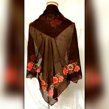 トルコ｜トルコみやげ｜トルコ土産｜トルコおみやげ｜トルコお土産｜スカーフ｜ストール｜scarf|ヒジャーブ|オヤ|oya|オヤスカーフ|トルコ産オヤスカーフ 98×98cm 51