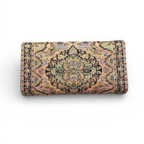 【トルコ直輸入】絨毯柄 ジャカード織 長財布 レディース｜ラウンドファスナー 大容量 カード多収納 エスニック オリエンタルトルコ産財布｜トルコ雑貨｜トルコ土産｜ペルシャ調ジャガード織長財布｜ウォレット｜伝統工芸 ｜トルコ産｜トルコ｜トルコお土産｜29