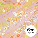 【ポイント10倍】金襴 生地 布☆青海波に小桜 うすフジ紫☆【布 布地 和布 和生地 和柄生地 和風 手芸 人形 衣装 和柄 帯 ハンドメイド ポーチ】