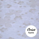 【ポイント10倍】金襴 生地 布☆大桜 羽衣 白/金☆ハンドメイド,手芸,帯,人形,衣装,髪飾り,スマホケース【和布 和生地 和柄生地 和柄 和風 はぎれ 京都...