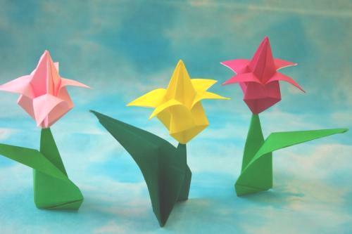 咲いた咲いたチューリップ おりがみセット　春