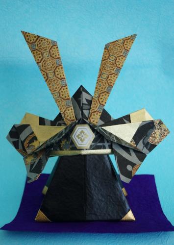 毘沙門兜　おりがみセット　端午の節句