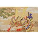 和紙 総柄小友禅紙 1/4判 兜 端午の節句