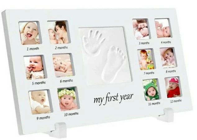 【子供の変化を記録しましょう】産まれてから一歳になる間、赤ちゃんは大きな変化を遂げます。毎月一枚赤ちゃんの写真を撮るのは非常に有意義でやりがいのあることです！写真を12枚集めたとき、あなたは子供の変化に驚くでしょう！ 【赤ちゃん手形足形】：可愛い赤ちゃんの手と足の形を記録してはいかがでしょうか？初めてこの子に出会えた喜びと愛情を形にして、成長の記念として残しておきましょう。 【安全材質】：手形足形フレーム優れた松ノ木を原材料としたフレームと優れた粘土を採用し、赤ちゃんの肌と写真を大切にしいるし、虫も防ぎます。商品はいかなる問題がある場合、いつでも私たちに連絡してください。無料返品 【目的】：この簡単なDIYによって、美しい暖かさを記録するだけではなく、我々が赤ちゃんと初めて出会った時の驚きさと感動を記録することです 【長所】 ：これは特別な写真フレームで、赤ちゃんの手形足形はもちろん、産まれてから一歳までの成長も記録でき、お子様を持っている友達へのプレゼントとしてもピッタリです，一番良い誕生日/記念日/祝日/新年のプレゼントである【子供の変化を記録しましょう】産まれてから一歳になる間、赤ちゃんは大きな変化を遂げます。毎月一枚赤ちゃんの写真を撮るのは非常に有意義でやりがいのあることです！写真を12枚集めたとき、あなたは子供の変化に驚くでしょう！ 【赤ちゃん手形足形】：可愛い赤ちゃんの手と足の形を記録してはいかがでしょうか？初めてこの子に出会えた喜びと愛情を形にして、成長の記念として残しておきましょう。 【安全材質】：手形足形フレーム優れた松ノ木を原材料としたフレームと優れた粘土を採用し、赤ちゃんの肌と写真を大切にしいるし、虫も防ぎます。商品はいかなる問題がある場合、いつでも私たちに連絡してください。無料返品 【目的】：この簡単なDIYによって、美しい暖かさを記録するだけではなく、我々が赤ちゃんと初めて出会った時の驚きさと感動を記録することです 【長所】 ：これは特別な写真フレームで、赤ちゃんの手形足形はもちろん、産まれてから一歳までの成長も記録でき、お子様を持っている友達へのプレゼントとしてもピッタリです，一番良い誕生日/記念日/祝日/新年のプレゼントである