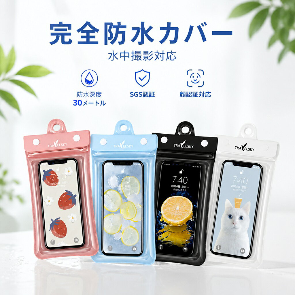 スマホ 防水ケース ストラップ付 携帯 ipx8 操作可能 iPhone iPhone17 pro max iPhone 16 iPhone13 iPhone12 SE 第3世代 防水 お風呂 旅行 多機種対応 iphoneケース 防水バッグ 防水ポーチ スマホケース 水中撮影 プール 浮くスマートフォン Android アンドロイド 海 プール