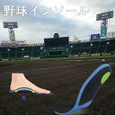 【公式】野球インソール 送料無料&即日出荷 中敷き 衝撃吸収 スパイクに スポーツインソール 土踏まず アーチサポート クッション構造 滑り防止 軽量 通気性 ...