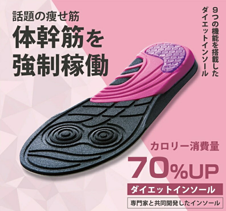 大人気ダイエットサポートインソール 体幹筋エクササイズインソールツインボール 体幹 ダイエット 中敷き インソール 骨盤 筋力UP 衝撃吸収 カロリー消費UP ...