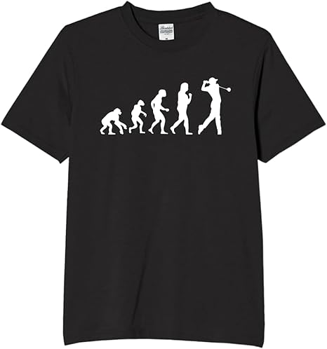 Rakuten - 人類進化論 ゴルフ tシャツ おもしろtシャツ 面白いtシャツ おもしろ メンズ プレゼント 服 パロディ 趣味 スポーツ