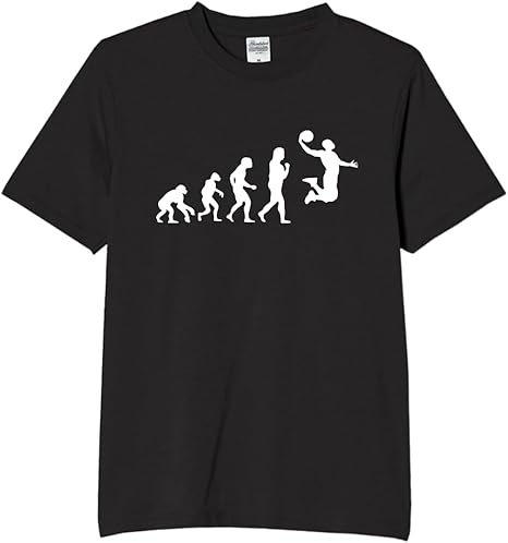 Rakuten - 人類進化論 バスケ tシャツ おもしろtシャツ 面白いtシャツ おもしろ メンズ プレゼント 服 パロディ 趣味 スポーツ