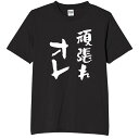 頑張れオレ 頑張れ俺 tシャツ おもしろtシャツ 面白いtシャツ おもしろ メンズ プレゼント 服 パロディ 文字ネタ 名言 迷言 自虐